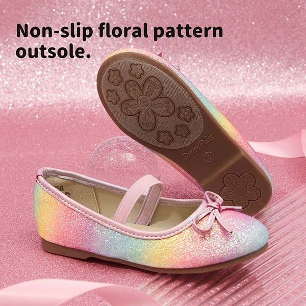 Girl's Ballerina Flat Shoes - RAINBOW - 3